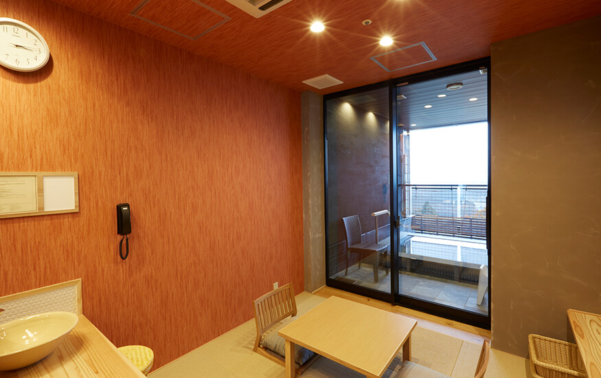 【切石風呂】山桜